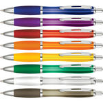 -Contour-translucent-ballpen-with-rubber-grip